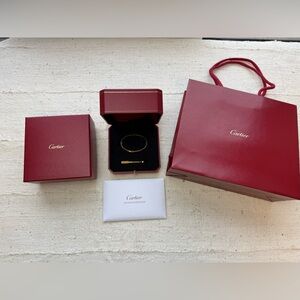 CARTIER LOVE BRACELET, SMALL MODEL